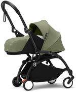 Коляска Stokke YOYO3 Newborn Pack рама чёрная Black 2 в 1 Olive