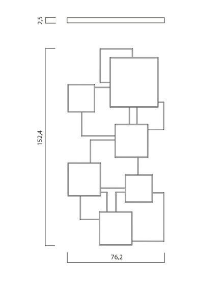 Золотое зеркальное панно "Сорен"