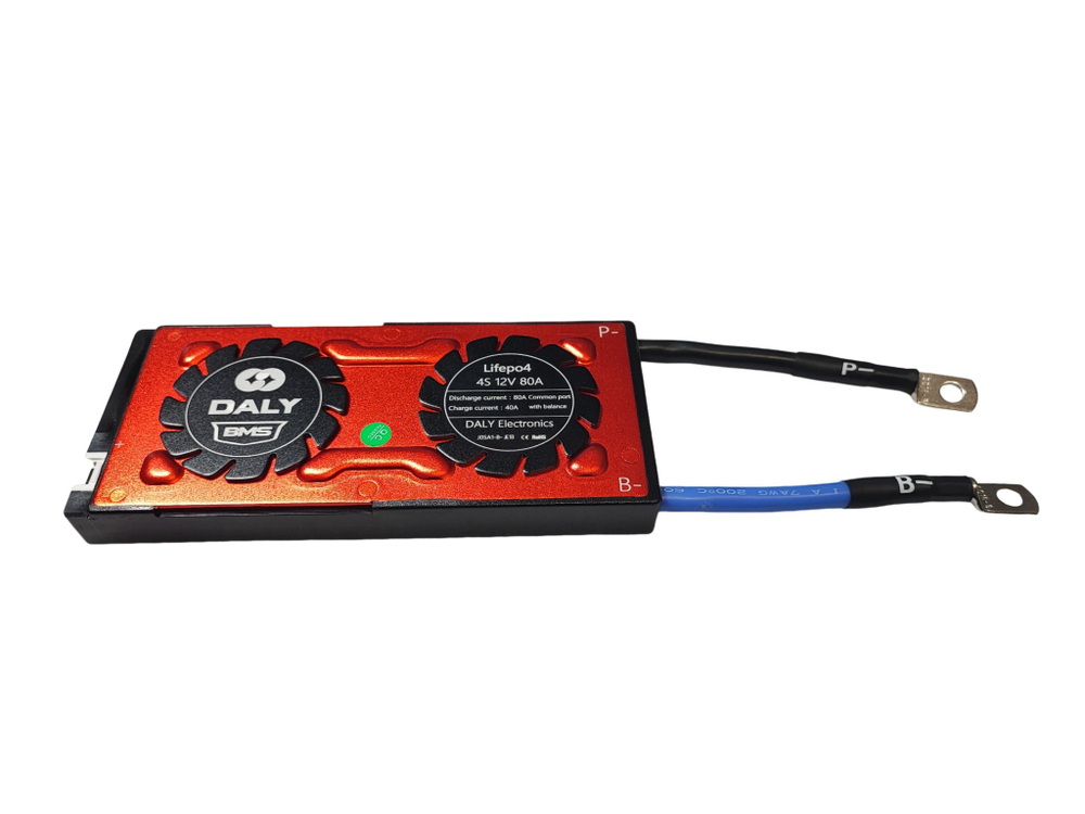 Плата контроля BMS LiFePO4 4S 12V 80A