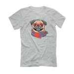 Футболка "Мопс любит тебя больше себя"