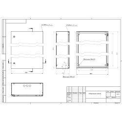 Корпус металлический ЭРА OPTIMA ЩМП-60.60.25 600х600х250 IP66 У2 серый | Корпуса металлические с монтажной панелью