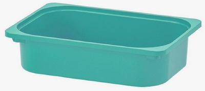 Контейнер для стеллажа Труфаст Trofast, 42*30*10, бирюзовый