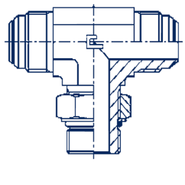 Штуцер FR T A JIC 9/16" М16х1,5 CAST