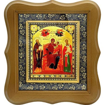 Экономисса (Домостроительница). Икона Божьей матери на холсте.