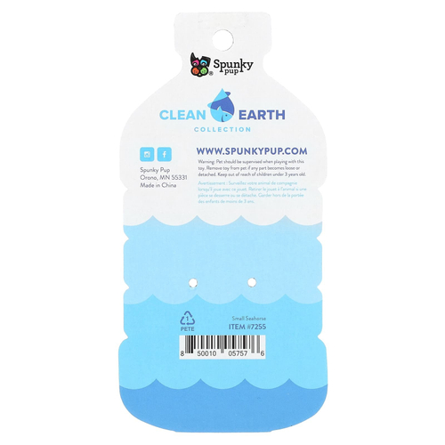 Spunky Pup, Clean Earth Collection, маленький морской конек, 1 игрушка