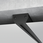 Алюминиевый профиль для монтажа в натяжной потолок однофазного шинопровода Elektrostandard Basic System 85234/00, 2м