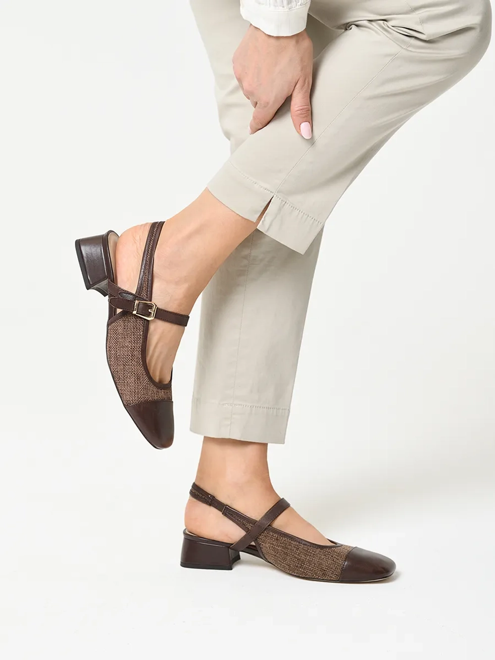 Туфли-слингбэки летние Caprice