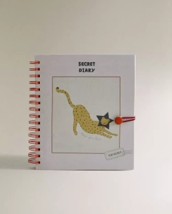ZARA HOME ДЕТСКИЙ ЛИЧНЫЙ ДНЕВНИК, РАЗНОЦВЕТНЫЙ