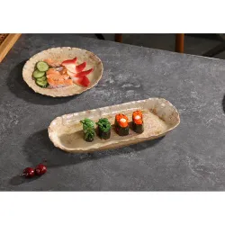 Тарелка 23,5 см h3 см Pearl Sea Stone Frutti di Mare P.L. [6]