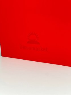 Блокнот А4 200л. (400страниц) в клетку без рамки Красный (К44-875КБР)