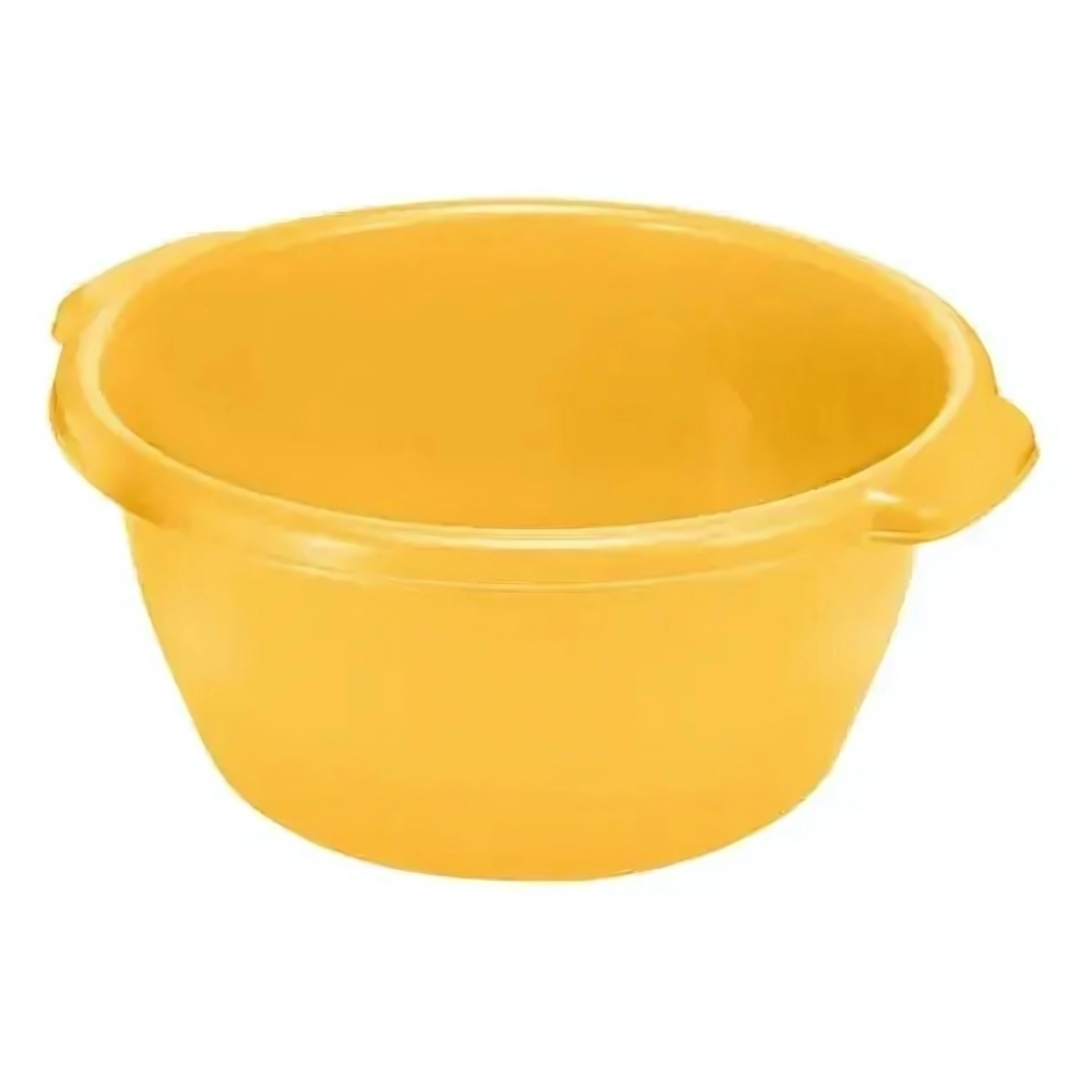 Таз круглый 14л (желтый)