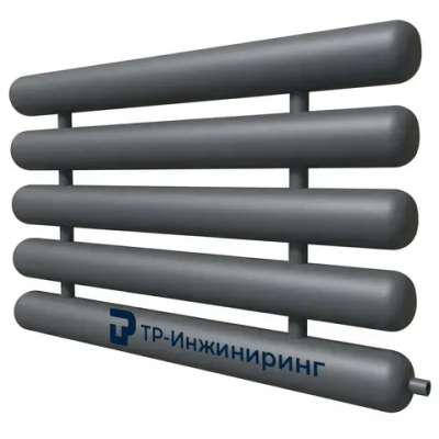Регистр отопления РСЭ-5x219x5,0-3000 пятирядный секционный с эллиптическими заглушками