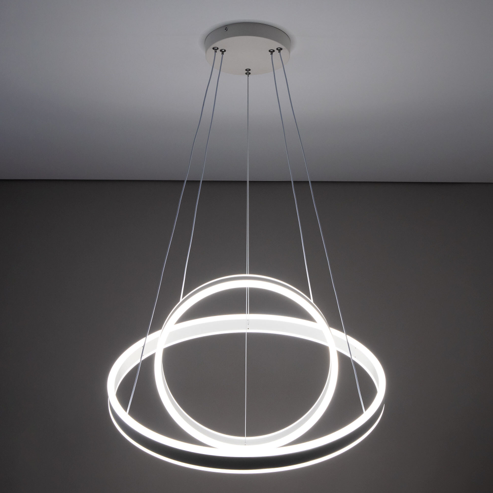 Citilux Дуэт CL719640 LED Люстра подвесная с пультом Белая