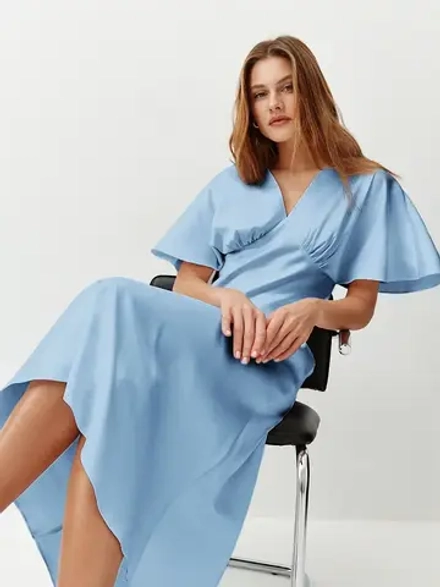 Платье комбинация шелковое с крылышками