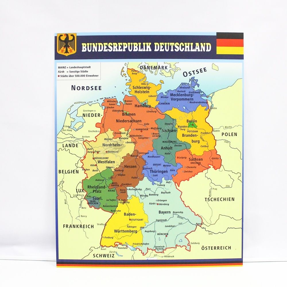 Стенд &quot;Карта Республики Германии&quot;