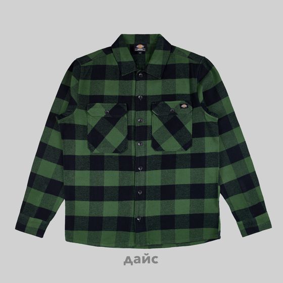 Рубашка мужская Dickies Sacramento Long Sleeve Shirt артикул:WLR23PEB - купить в магазине Дайс
