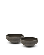 Набор из 2 кашпо Nura цемент терракотового цвета  Ø55 см