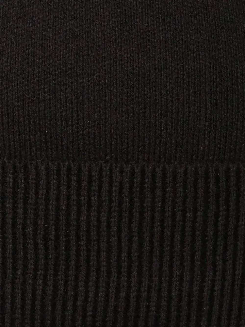 Шапка бини зимняя вязаная