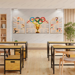 Комплект фигурных стендов Наши спортивные достижения с карманами А4 727