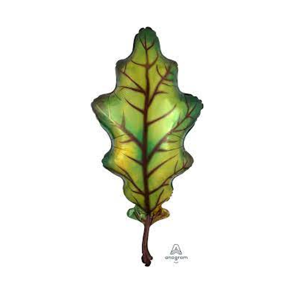 А Фигура, Лист дубовый, зеленый, 42"/106 см, 1 шт.