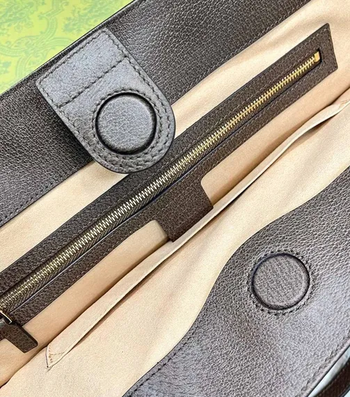Сумка-тоут Gucci Ophidia GG среднего размера бежевый