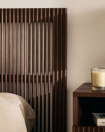 Изголовье для кровати Beyla 160 см из ясеня с отделкой под орех