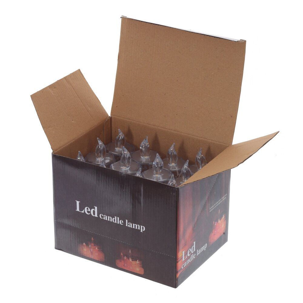 GAEM Изделие декоративное "Свеча" (подсветка, 3xLR54) (блок 12шт), D 5 см, L5 W5 H15,5 см