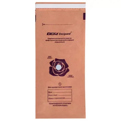 Пакеты для стерилизации из крафт-бумаги DGM Steriguard 230х280 мм 100 шт