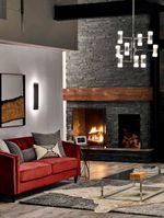 Натуральный камень Кварцит черный Pharaon 150x600x10-20 Классик