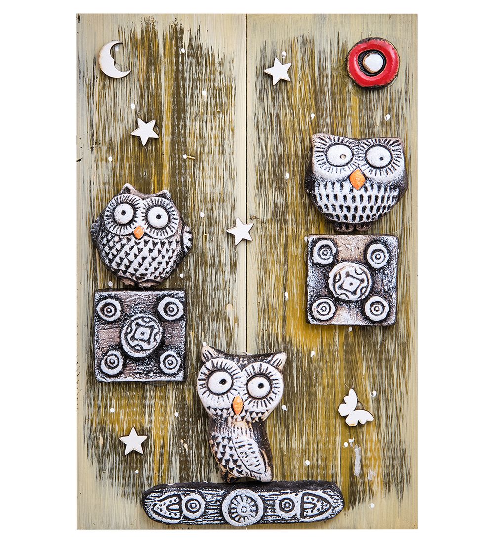 КоКо Шамель KK-816 Панно «Совиный слет» шамот