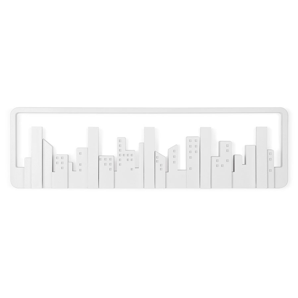 Вешалка настенная Skyline белая, Umbra