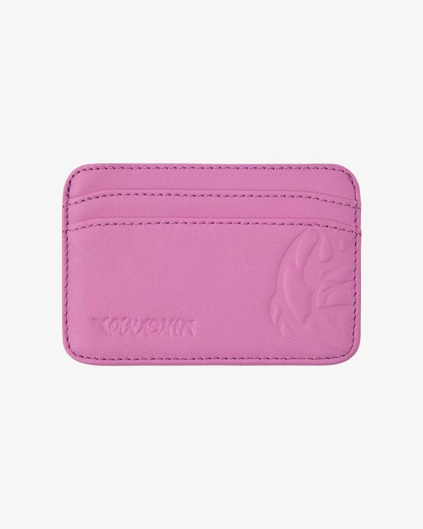 Кардхолдер Гладкая кожа розовый - фото 1