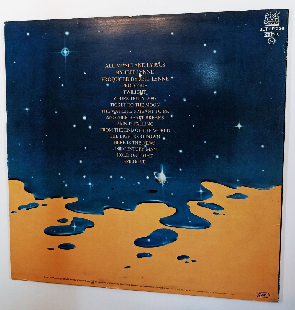Винтажная виниловая пластинка ELO Time (Holland 1981)