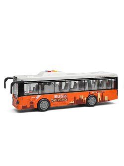 Машинка Автобус Экскурсионный со светом и звуком (JS120A)