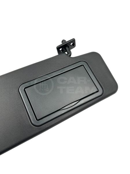 Козырьки солнцезащитные черные (ver 2.0) Лада Приора с двумя зеркалами