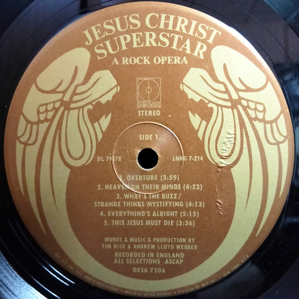 Andrew Lloyd Webber & Tim Rice / Jesus Christ Superstar - A Rock Opera (2LP)