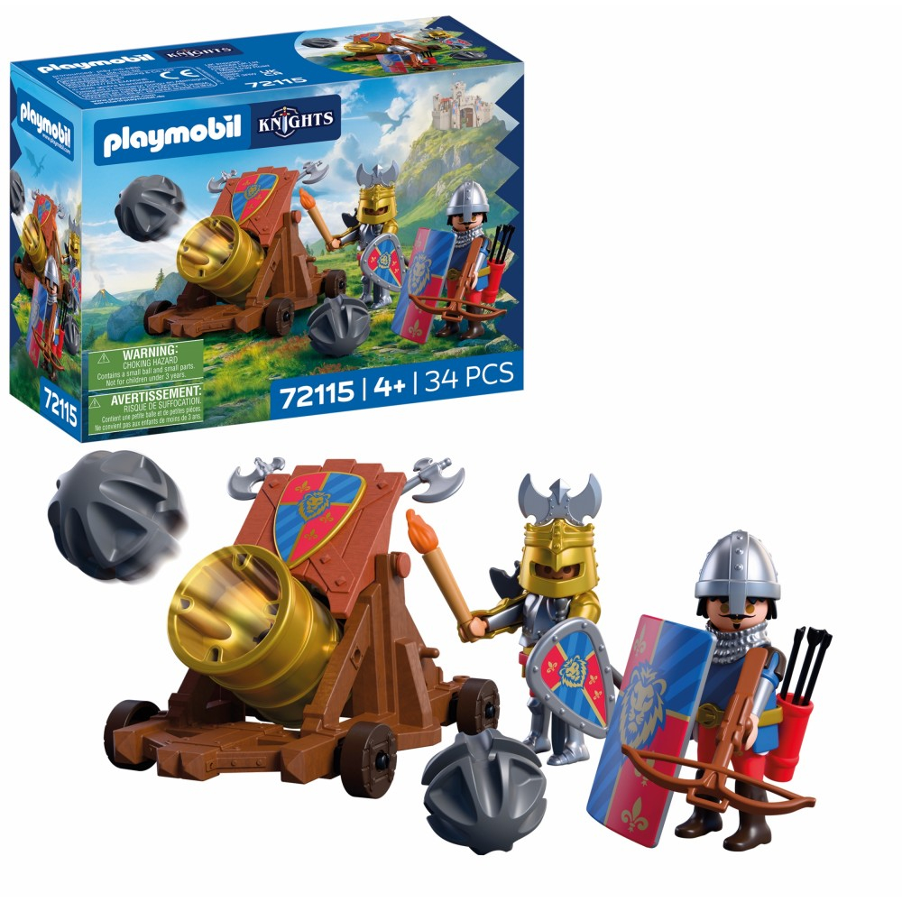 Playmobil Knights 72115 Вооружённые рыцари герба Лев 34 детали — фото 1