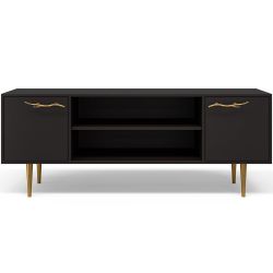 Тумба под ТВ Арт Колор matte 155см Стайл Голд Терпкий коричневый матовый