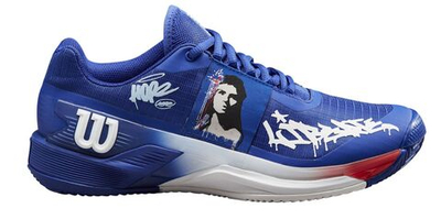 Мужские кроссовки теннисные Wilson Rush Pro 4.0 Hope Paris Clay - bluing/white/infrared