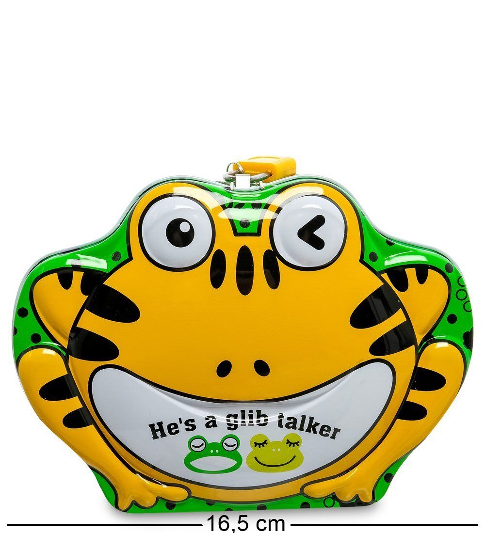 BX- 06/4 Металлическая копилка «Лягушка»