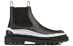 Sacai x DIOR Ankle Length Chelsea Boots Men"s Black