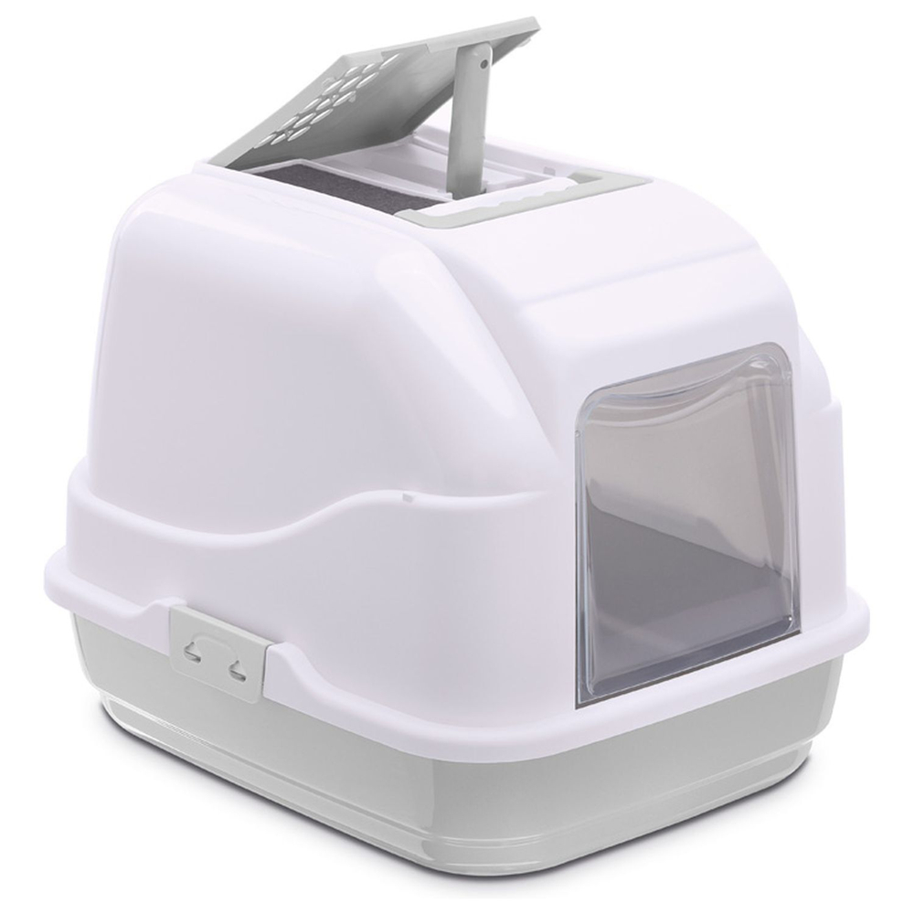 IMAC био-туалет для кошек EASY CAT 50х40х40h см светло-серый