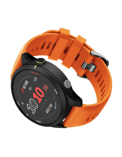 Ремешок Quick Release 22 мм силиконовый для Garmin Forerunner 255 / 265 / 745, Venu 2, Vivoactive 4 быстросъемный (оранжевый)