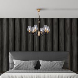 Люстра Rivoli Fresco 5045-206 6 * E14 40 Вт лофт - кантри | Rivoli