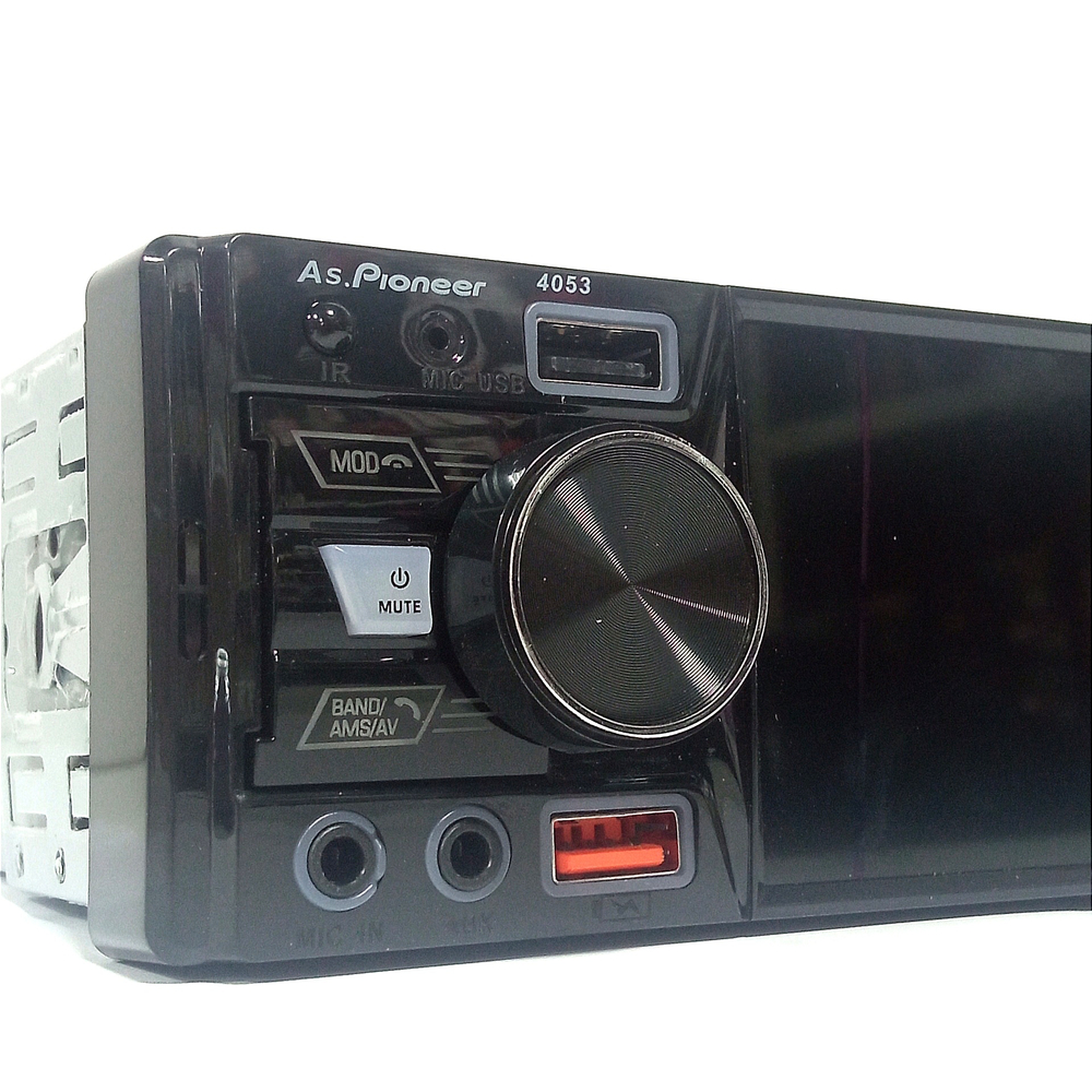 Автомагнитола MP3/MP4 AS.Pioneer 4053 BT/7Color/пульт
