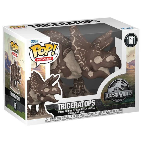 Фигурка Funko POP! Movies Jurassic World Triceratops (Fossil) (1681) 80224 / Фигурка Фанко ПОП! по мотивам фильма "Парк юрского периода", Трицератопс
