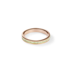 Кольцо Coeur de Lion Light Green 0229/40-0520 52 цвет зеленый, золотой