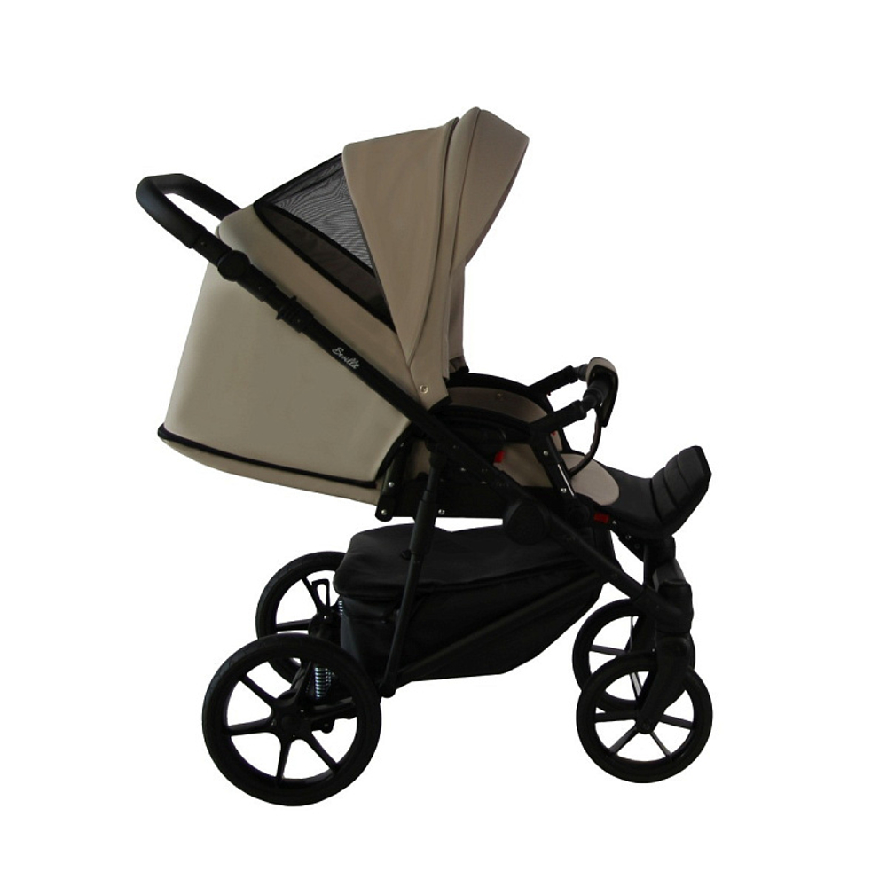 Детская коляска Sevillababy Tisso 2 в 1 латте экокожа