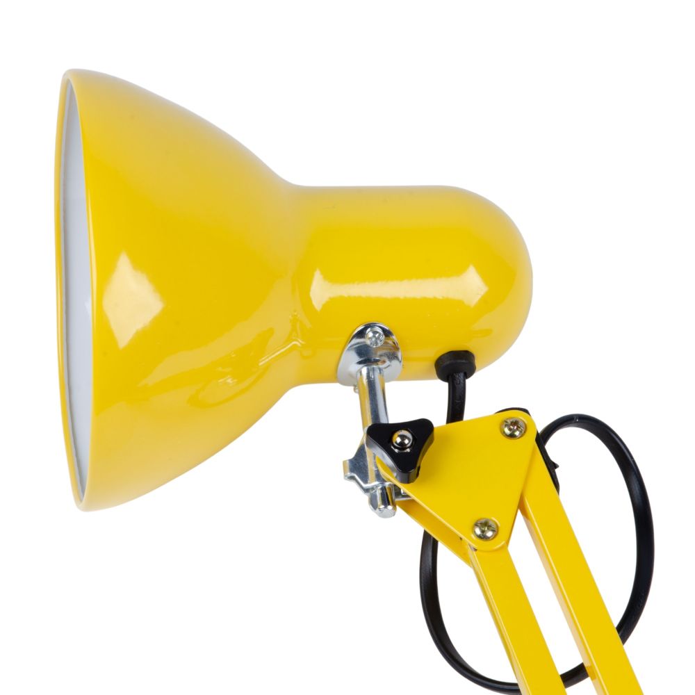 TLI-221 LIGHT YELLOW E27 Светильник настольный. Цоколь Е27. 60W. Механический выключатель. Желтый. ТМ Uniel