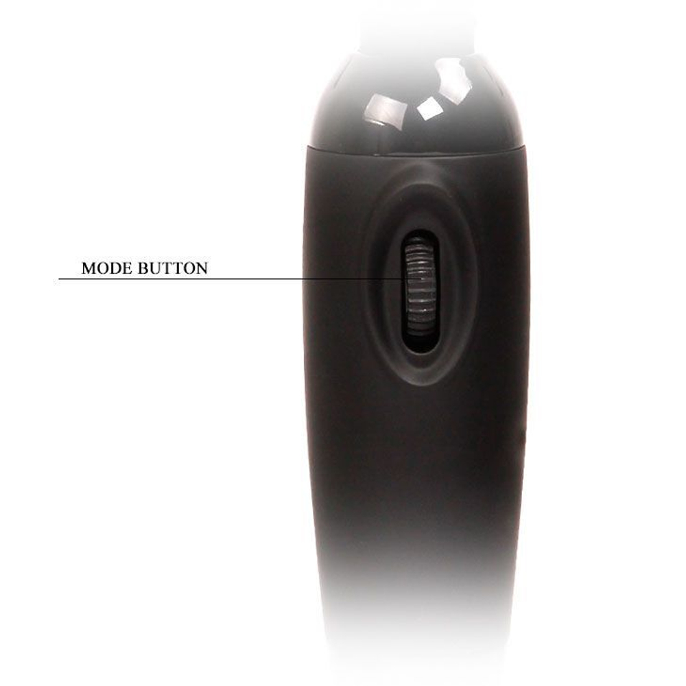 Черный вибромассажер с мощной вибрацией Power Wand